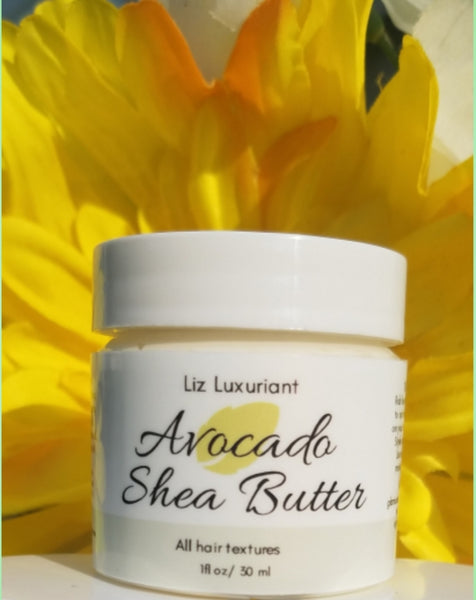 Lightweight Avocado Shea butter that leaves your hair and skin soft, smooth, moisturize, and hydrated.