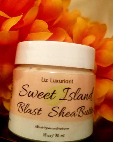 Sweet citrus blend shea butter that nourishes your hair and skin from being dull and dry. 