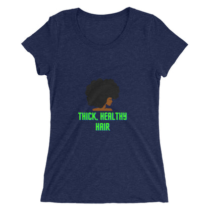 Thick, Healthy Hair Fashion Casual Ladies' Short Sleeve Bella Canvas T-shirt